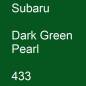 Preview: Subaru, Dark Green Pearl, 433.